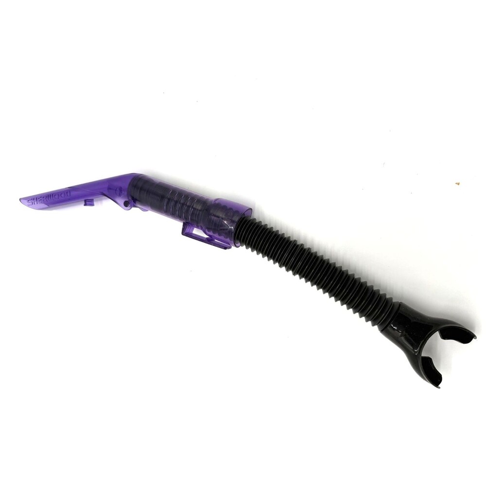 Vintage Sherwood Scuba Avid Compact Folding Snorkel - Purple - Portable Backup